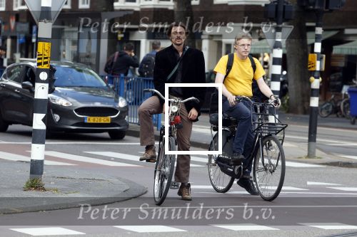 Amsterdam 5 juli 2022
Stefano Keizers op de fiets in Amsterdam zuid
