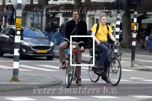 Amsterdam 5 juli 2022
Stefano Keizers op de fiets in Amsterdam zuid