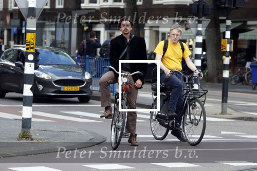Amsterdam 5 juli 2022
Stefano Keizers op de fiets in Amsterdam zuid