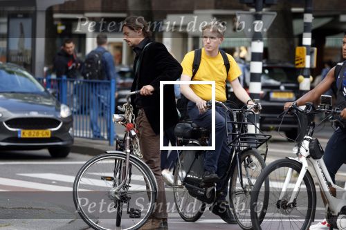 Amsterdam 5 juli 2022
Stefano Keizers op de fiets in Amsterdam zuid