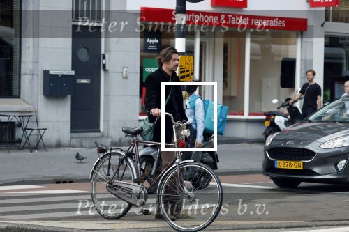 Amsterdam 5 juli 2022
Stefano Keizers op de fiets in Amsterdam zuid