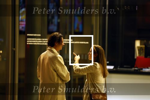 Amsterdam 12 juli 2022
Stefano Keizers met (een) vriendin voor de deur van Het nieuwe deLamar theater.