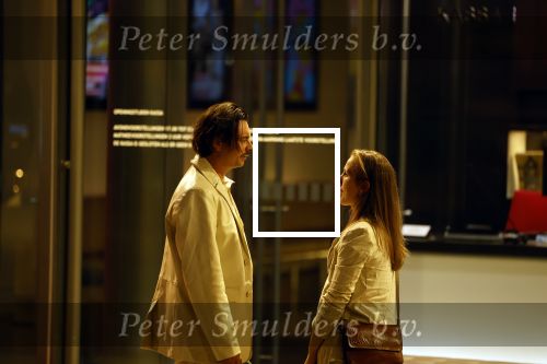 Amsterdam 12 juli 2022
Stefano Keizers met (een) vriendin voor de deur van Het nieuwe deLamar theater.