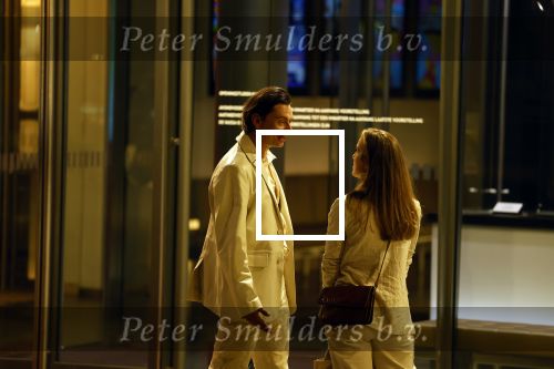 Amsterdam 12 juli 2022
Stefano Keizers met (een) vriendin voor de deur van Het nieuwe deLamar theater.