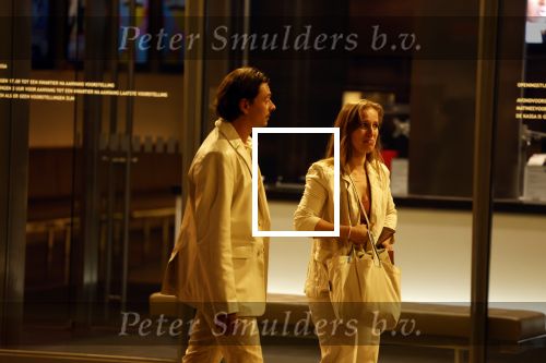 Amsterdam 12 juli 2022
Stefano Keizers met (een) vriendin voor de deur van Het nieuwe deLamar theater.