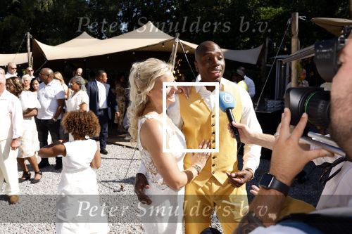 Tilburg 16 juli 2022
Trouwen Steven Brunswijk en zijn vrouw Ayla Guiaux .