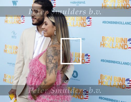 Rotterdam 26 juni 2022
Premiere Bon Bini 3 in Pathe Rotterdam.
Tabitha zwanger met haar partner