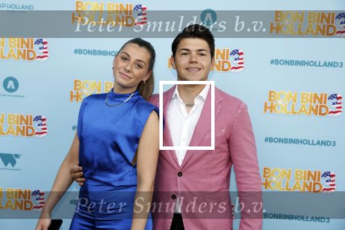Rotterdam 26 juni 2022
Premiere Bon Bini 3 in Pathe Rotterdam.
Vincent Visser met vriendin