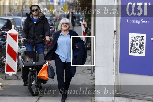 Amsterdam 22 maart 2022
Willeke Alberti op straat in Amsterdam.