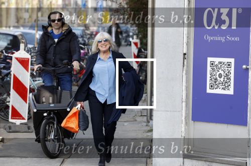 Amsterdam 22 maart 2022
Willeke Alberti op straat in Amsterdam.