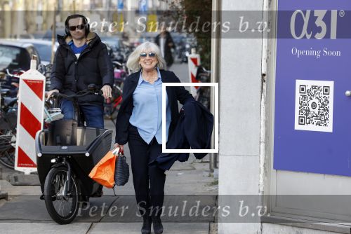 Amsterdam 22 maart 2022
Willeke Alberti op straat in Amsterdam.