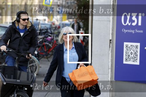Amsterdam 22 maart 2022
Willeke Alberti op straat in Amsterdam.