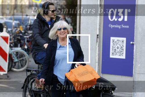 Amsterdam 22 maart 2022
Willeke Alberti op straat in Amsterdam.