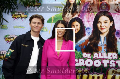 Amsterdam 3 juli 2022
Premiere de Grote slijmfilm in pathe Arena .
Yolanthe Cabau v Kasbergen en Matheu Hinzen