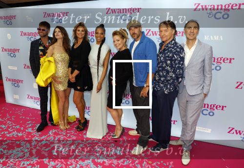 Amsterdam 25 juni 2022
Premiere zwanger en Co in Tuschinski . Cast  V.l.n.r. Manuel Broekman, Bo Maerten, Lieke van Lexmond, Maaike Martens, Carolina Dijkhuizen, Thom Hoffman en Johan Nijenhuis