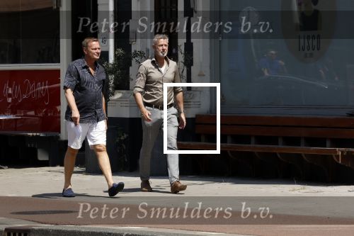 Amsterdam 24 juni 2023
Albert Verlinde en Onno Hoes op terras en wandelend door Amsterdam zuid.