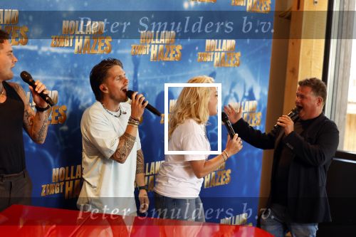Amsterdam 21 juni 2023
Presentatie Holland zingt Hazes bij Strand Zuid.
De artiesten die volgend jaar mee gaaan doen zijn : Andre Hazes Jeroen v d Boom Douwe Bob Samantha Steenwijk Wolter Kroes en Jamai Looman .