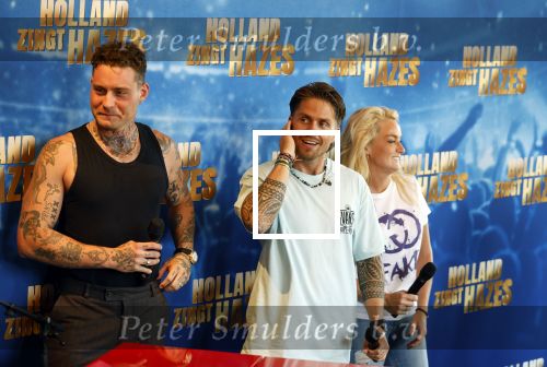 Amsterdam 21 juni 2023
Presentatie Holland zingt Hazes bij Strand Zuid.
De artiesten die volgend jaar mee gaaan doen zijn : Andre Hazes Jeroen v d Boom Douwe Bob Samantha Steenwijk Wolter Kroes en Jamai Looman .