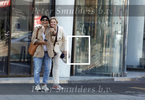 Amsterdam 31 mei 2023
Anouk Smulders en Annette Soleman  op straat in Amsterdam