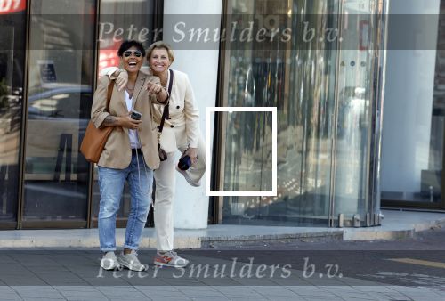 Amsterdam 31 mei 2023
Anouk Smulders en Annette Soleman  op straat in Amsterdam