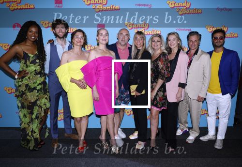 Amsterdam 276 juni 2023
Premiere Candy en Bonita in Pathe de Munt . Nienke Romer is de regisseur.
De cast met oa Fockeline Ouwerkerk Sanne Langelaar Frederik Brom Jeroen v Koningsbrugge David Lucieer Bobbi Eden Loek Peters Jasmine Sendar Meysem Kisomi Nienke Romer en Cynthia Abma