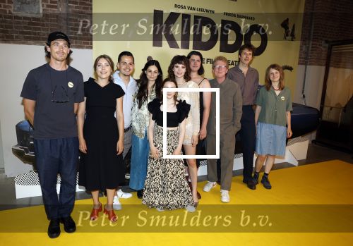 Amsterdam 25 juni 2023
Premiere Kiddo in Filmhallen. Cast Kiddo met oa Frieda Barnhard   Rosa v Leeuwen en Zara Dwinger