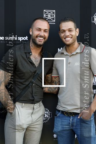 Amsterdam 15 juni 2023
Opening tatooshop Melvin Manhoef op de v Baerlestraat in Amsterdam.
Chahid Charrak ( Dutch performante) en Dave Roelvink