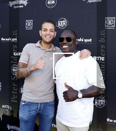 Amsterdam 15 juni 2023
Opening tatooshop Melvin Manhoef op de v Baerlestraat in Amsterdam.
Chahid Charrak ( Dutch Performante) en Melvin Manhoef