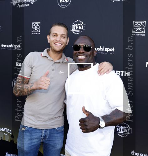 Amsterdam 15 juni 2023
Opening tatooshop Melvin Manhoef op de v Baerlestraat in Amsterdam.
Chahid Charrak ( Dutch Performante) en Melvin Manhoef
