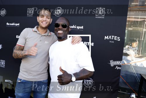 Amsterdam 15 juni 2023
Opening tatooshop Melvin Manhoef op de v Baerlestraat in Amsterdam.
Chahid Charrak ( Dutch Performante) en Melvin Manhoef