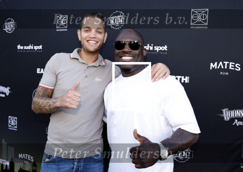 Amsterdam 15 juni 2023
Opening tatooshop Melvin Manhoef op de v Baerlestraat in Amsterdam.
Chahid Charrak ( Dutch Performante) en Melvin Manhoef