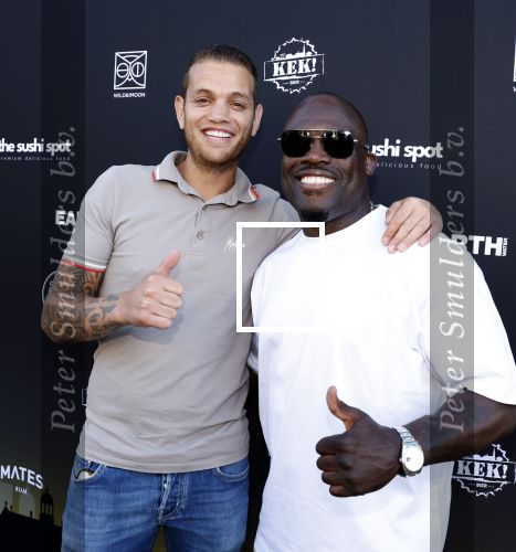 Amsterdam 15 juni 2023
Opening tatooshop Melvin Manhoef op de v Baerlestraat in Amsterdam.
Chahid Charrak ( Dutch Performante) en Melvin Manhoef
