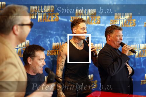 Amsterdam 21 juni 2023
Presentatie Holland zingt Hazes bij Strand Zuid.
De artiesten die volgend jaar mee gaaan doen zijn : Andre Hazes Jeroen v d Boom Douwe Bob Samantha Steenwijk Wolter Kroes en Jamai Looman .