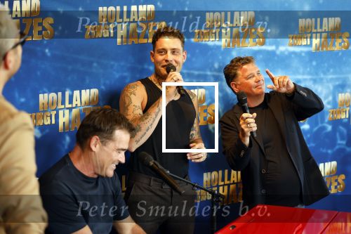 Amsterdam 21 juni 2023
Presentatie Holland zingt Hazes bij Strand Zuid.
De artiesten die volgend jaar mee gaaan doen zijn : Andre Hazes Jeroen v d Boom Douwe Bob Samantha Steenwijk Wolter Kroes en Jamai Looman .