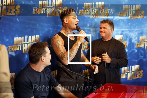 Amsterdam 21 juni 2023
Presentatie Holland zingt Hazes bij Strand Zuid.
De artiesten die volgend jaar mee gaaan doen zijn : Andre Hazes Jeroen v d Boom Douwe Bob Samantha Steenwijk Wolter Kroes en Jamai Looman .