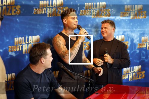 Amsterdam 21 juni 2023
Presentatie Holland zingt Hazes bij Strand Zuid.
De artiesten die volgend jaar mee gaaan doen zijn : Andre Hazes Jeroen v d Boom Douwe Bob Samantha Steenwijk Wolter Kroes en Jamai Looman .