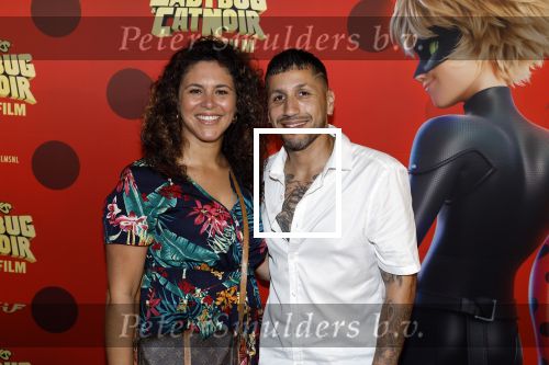 Amsterdam 25 juni 2023
Premiere Ladybug Catnoir in Pathe Arena.
Jody Bernal kwam met zijn vrouw en dochter