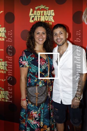 Amsterdam 25 juni 2023
Premiere Ladybug Catnoir in Pathe Arena.
Jody Bernal kwam met zijn vrouw en dochter