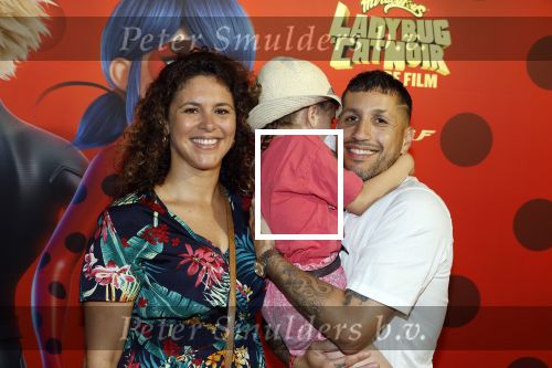 Amsterdam 25 juni 2023
Premiere Ladybug Catnoir in Pathe Arena.
Jody Bernal kwam met zijn vrouw en dochter
