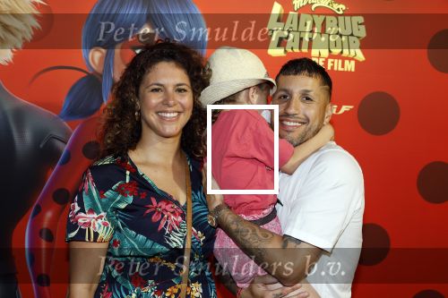 Amsterdam 25 juni 2023
Premiere Ladybug Catnoir in Pathe Arena.
Jody Bernal kwam met zijn vrouw en dochter