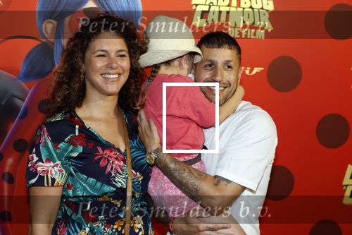 Amsterdam 25 juni 2023
Premiere Ladybug Catnoir in Pathe Arena.
Jody Bernal kwam met zijn vrouw en dochter