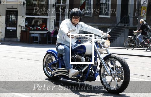 Amsterdam 5 juni 2023
Koen Verweij op een hele dikke Harley Davidson.