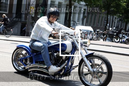 Amsterdam 5 juni 2023
Koen Verweij op een hele dikke Harley Davidson.
