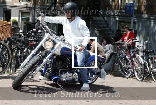 Amsterdam 5 juni 2023
Koen Verweij op een hele dikke Harley Davidson.