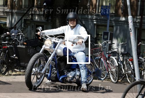 Amsterdam 5 juni 2023
Koen Verweij op een hele dikke Harley Davidson.