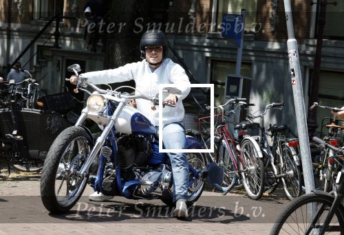 Amsterdam 5 juni 2023
Koen Verweij op een hele dikke Harley Davidson.