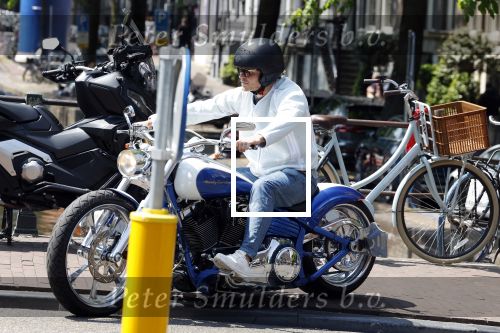 Amsterdam 5 juni 2023
Koen Verweij op een hele dikke Harley Davidson.