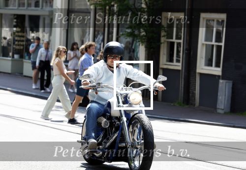 Amsterdam 5 juni 2023
Koen Verweij op een hele dikke Harley Davidson.