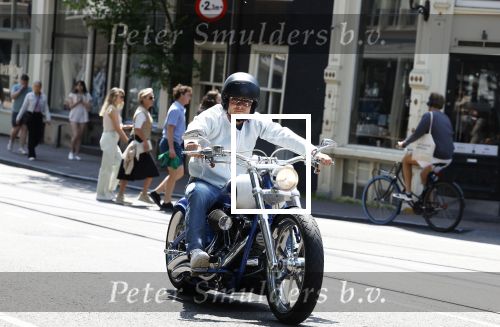 Amsterdam 5 juni 2023
Koen Verweij op een hele dikke Harley Davidson.
