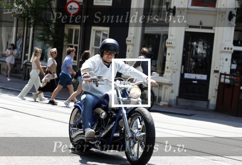 Amsterdam 5 juni 2023
Koen Verweij op een hele dikke Harley Davidson.